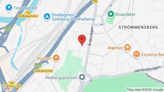 Apartments for rent i Örgryte-Härlanda - kort over placeringen