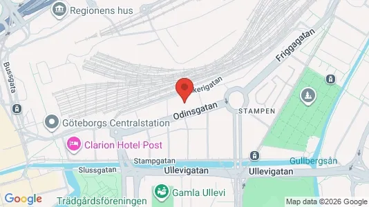 Apartments for rent i Gothenburg City Centre - kort over placeringen
