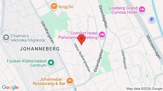 Apartments for rent i Johanneberg - kort over placeringen