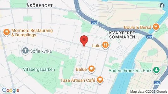 Apartments for rent i Södermalm - kort over placeringen