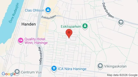 Apartments for rent i Haninge - kort over placeringen