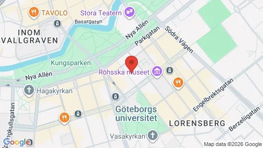 Apartments for rent i Gothenburg City Centre - kort over placeringen