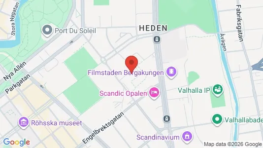 Apartments for rent i Gothenburg City Centre - kort over placeringen