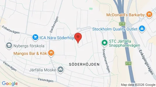 Apartments for rent i Järfälla - kort over placeringen