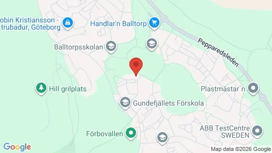 Apartments for rent i Mölndal - kort over placeringen