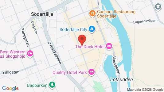 Apartments for rent i Södertälje - kort over placeringen