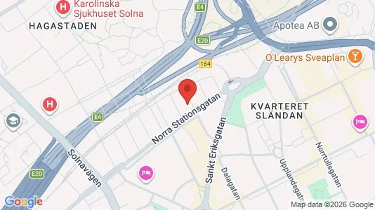 Apartments for rent i Vasastan - kort over placeringen