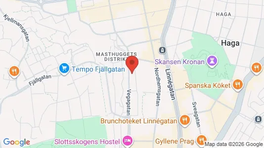 Apartments for rent i Gothenburg City Centre - kort over placeringen