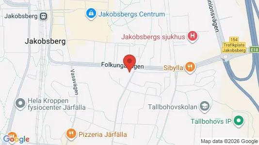 Apartments for rent i Järfälla - kort over placeringen