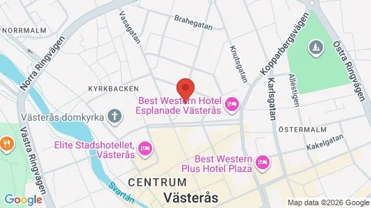 Apartments for rent i Västerås - kort over placeringen