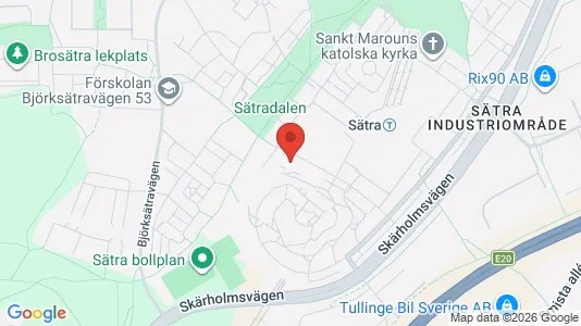 Apartments for rent i Stockholm South - kort over placeringen
