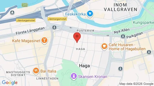 Apartments for rent i Gothenburg City Centre - kort over placeringen