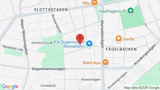Apartments for rent i Malmö City - kort over placeringen
