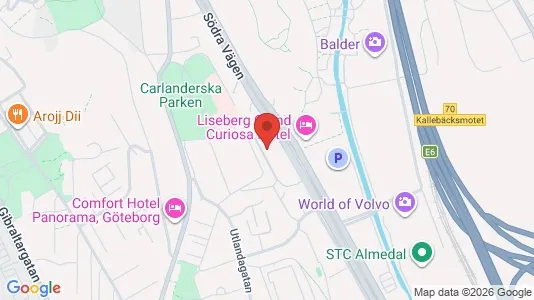 Apartments for rent i Johanneberg - kort over placeringen