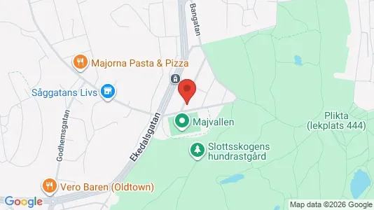 Apartments for rent i Majorna-Linné - kort over placeringen