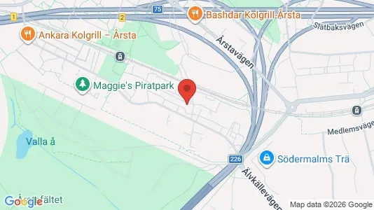 Apartments for rent i Hammarbyhamnen - kort over placeringen