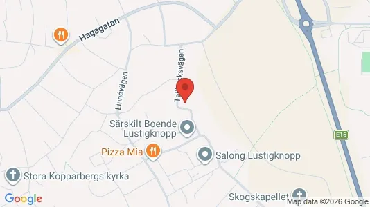 Apartments for rent i Falun - kort over placeringen