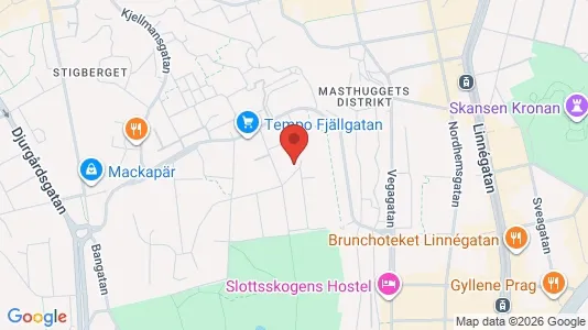 Apartments for rent i Gothenburg City Centre - kort over placeringen