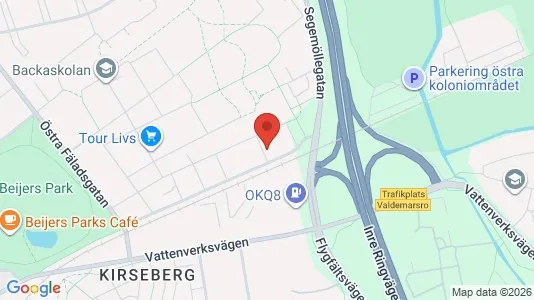 Apartments for rent i Kirseberg - kort over placeringen