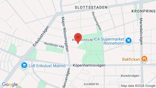 Apartments for rent i Malmö City - kort over placeringen