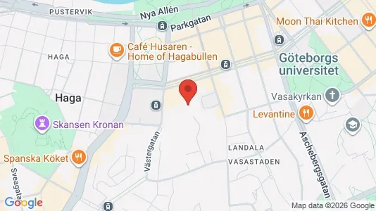 Apartments for rent i Gothenburg City Centre - kort over placeringen
