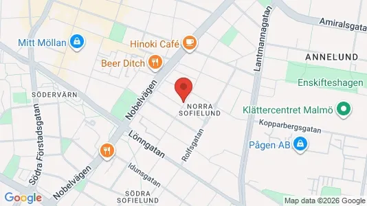 Apartments for rent i Sofielund - kort over placeringen