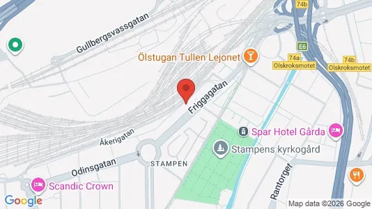 Apartments for rent i Gothenburg City Centre - kort over placeringen