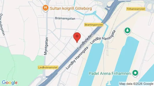 Apartments for rent i Lundby - kort over placeringen
