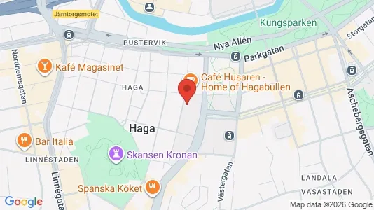 Apartments for rent i Gothenburg City Centre - kort over placeringen