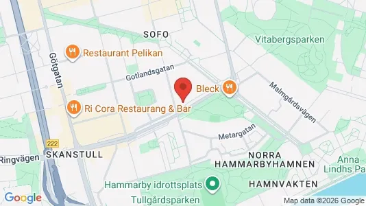 Apartments for rent i Södermalm - kort over placeringen