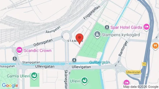 Apartments for rent i Gothenburg City Centre - kort over placeringen