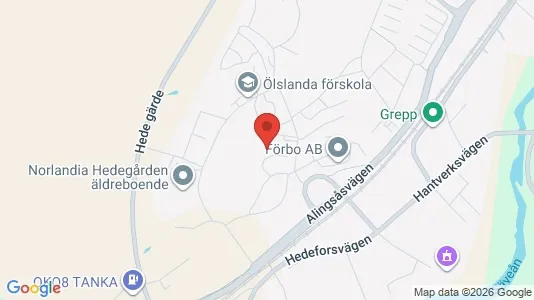 Apartments for rent i Lerum - kort over placeringen