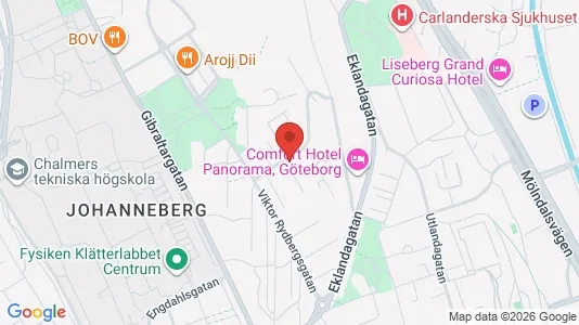 Apartments for rent i Johanneberg - kort over placeringen