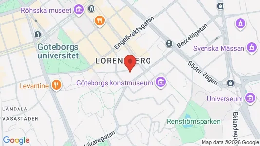 Apartments for rent i Gothenburg City Centre - kort over placeringen