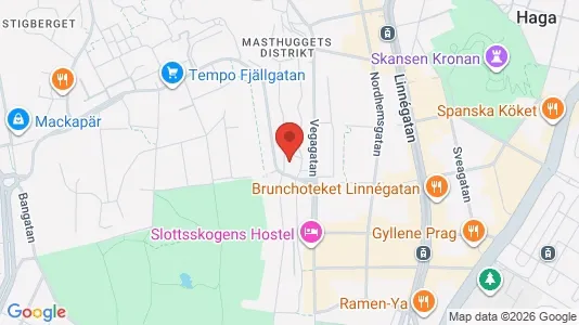 Apartments for rent i Gothenburg City Centre - kort over placeringen
