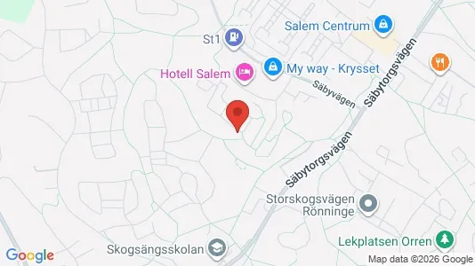 Apartments for rent i Salem - kort over placeringen
