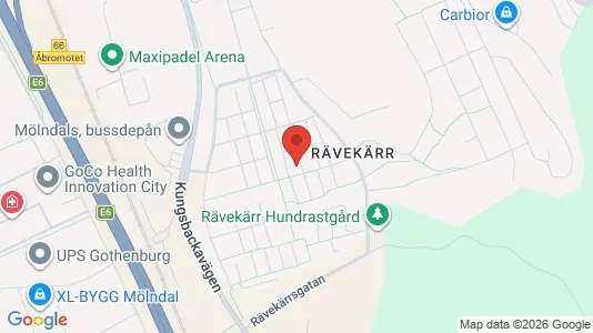 Apartments for rent i Mölndal - kort over placeringen