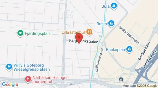 Apartments for rent i Lundby - kort over placeringen