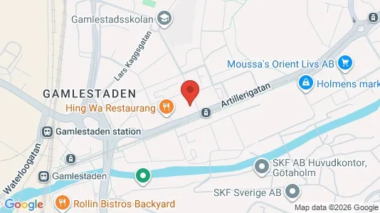 Apartments for rent i Gothenburg East - kort over placeringen