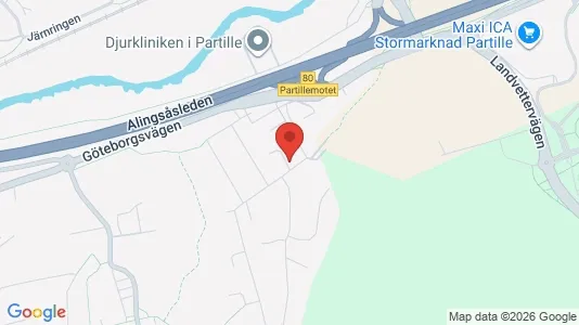Apartments for rent i Partille - kort over placeringen