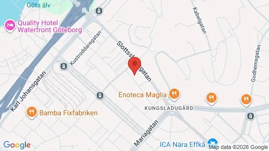 Apartments for rent i Majorna-Linné - kort over placeringen