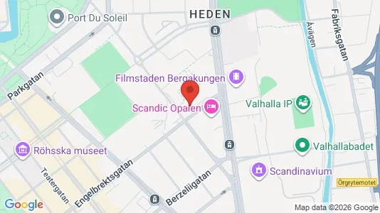 Apartments for rent i Gothenburg City Centre - kort over placeringen