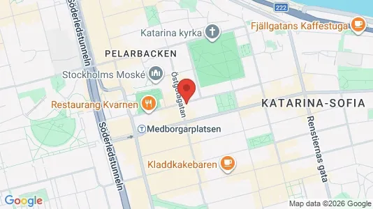 Apartments for rent i Södermalm - kort over placeringen