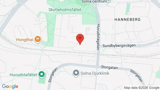 Apartments for rent i Solna - kort over placeringen