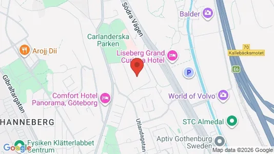 Apartments for rent i Johanneberg - kort over placeringen