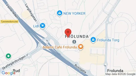 Apartments for rent i Askim-Frölunda-Högsbo - kort over placeringen