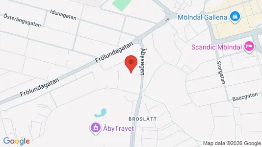 Apartments for rent i Mölndal - kort over placeringen