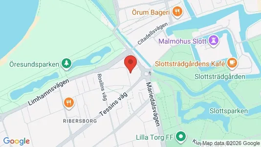 Apartments for rent i Malmö City - kort over placeringen