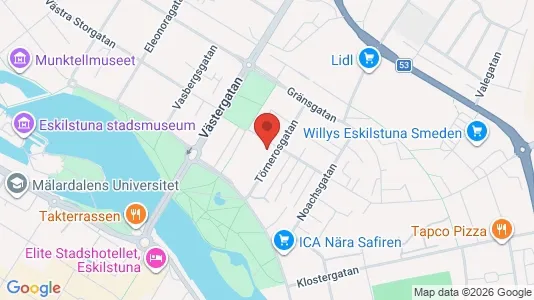 Apartments for rent i Eskilstuna - kort over placeringen