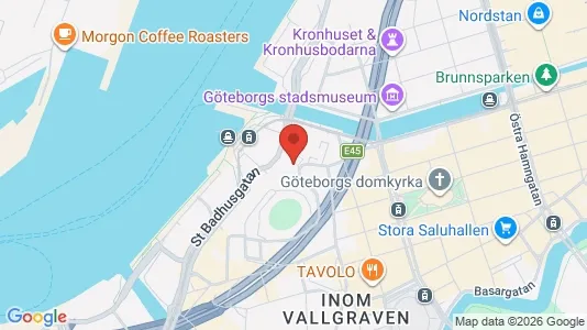Apartments for rent i Gothenburg City Centre - kort over placeringen